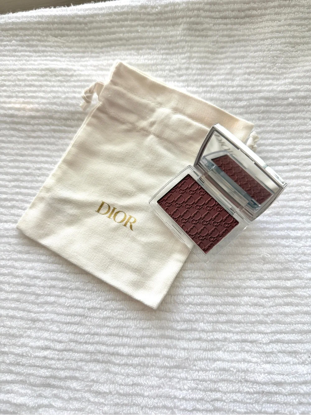 Dior Rosy Glow in Discontinued shade 020 Mahogany BN no box + Dust Bag OG Powder